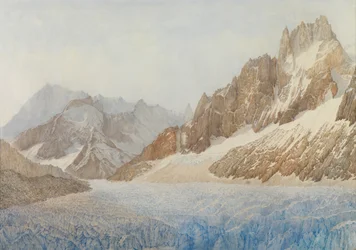 La Mer de Glace, Chamonix, 1881